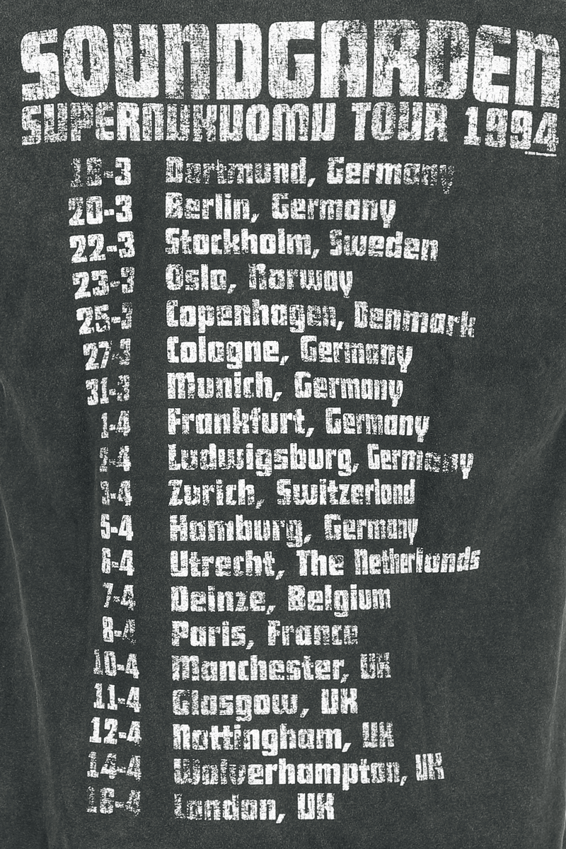 5056705741323 - 94 Tour T-Shirt schwarz in XL