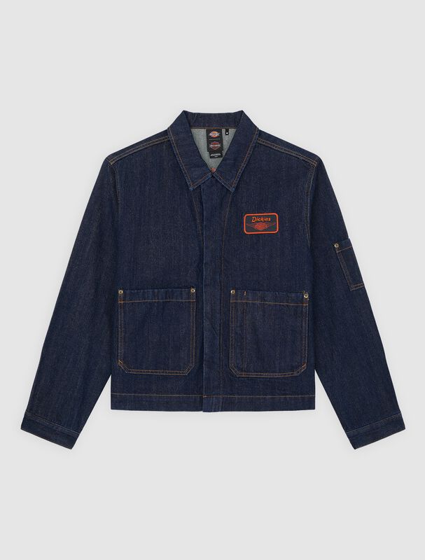 Giubbetto di jeans  di Dickies - DICKIES X HARLEY DAVIDSON DENIM JACKET - M - Uomo - blu