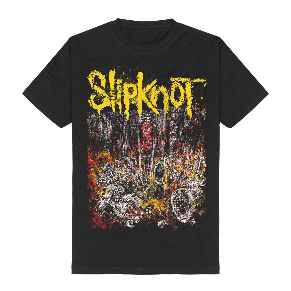Levně Slipknot MSG Painting Tričko černá