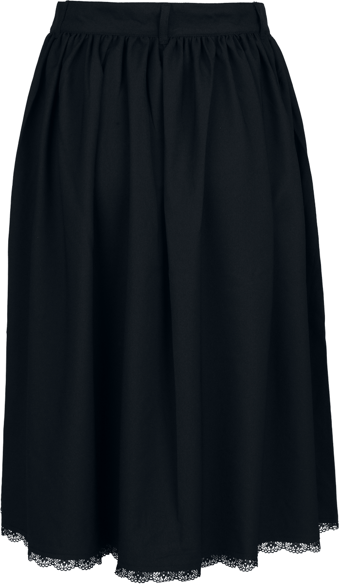 5057633351141 - Hell Bunny Danica Skirt Mittellanger Rock schwarz in L