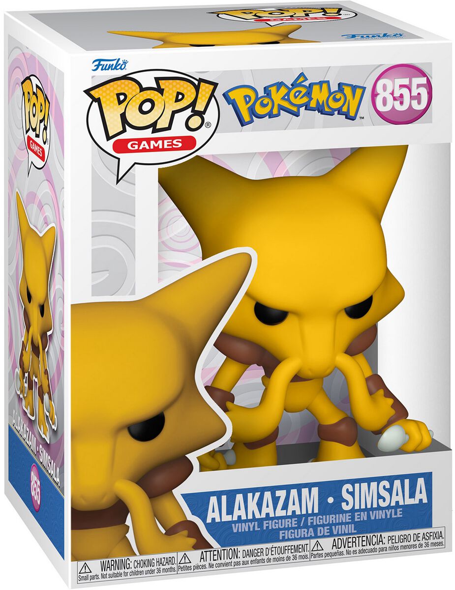 Levně Pokémon Vinylová figurka č.855 Alakazam - Simsala Sberatelská postava vícebarevný