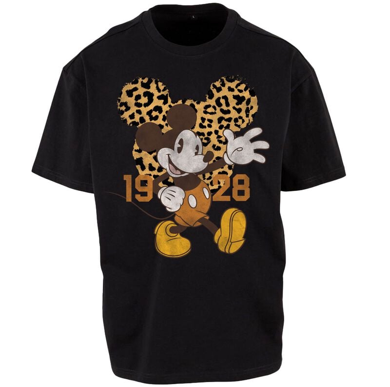 5063609727407 - Leopard Head T-Shirt schwarz in XL