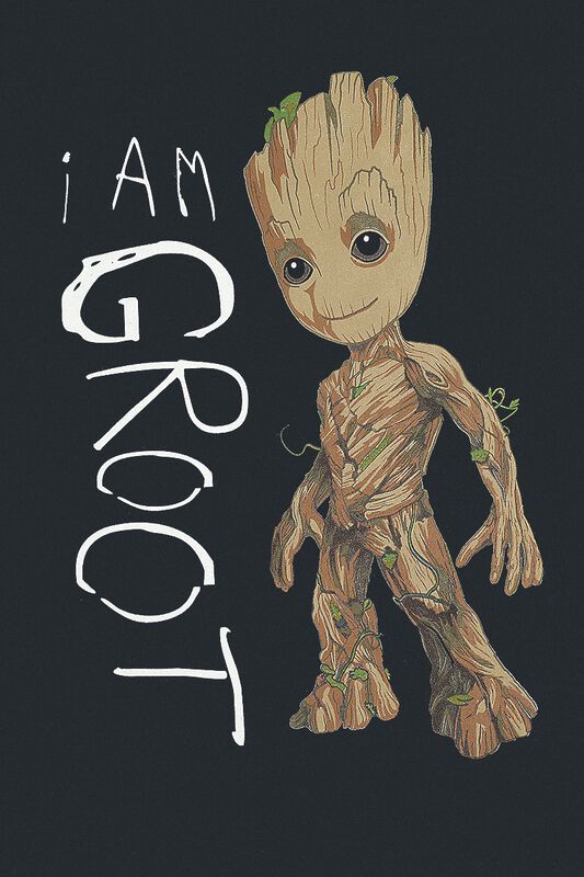 Filme & Serien Superheroes I Am Groot | Guardians Of The Galaxy T-Shirt