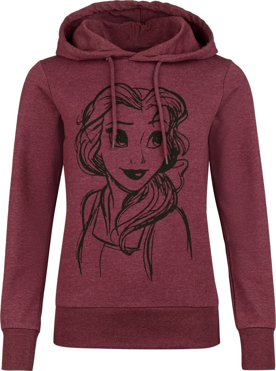 Disney Belle Hoodie Mottled Red
