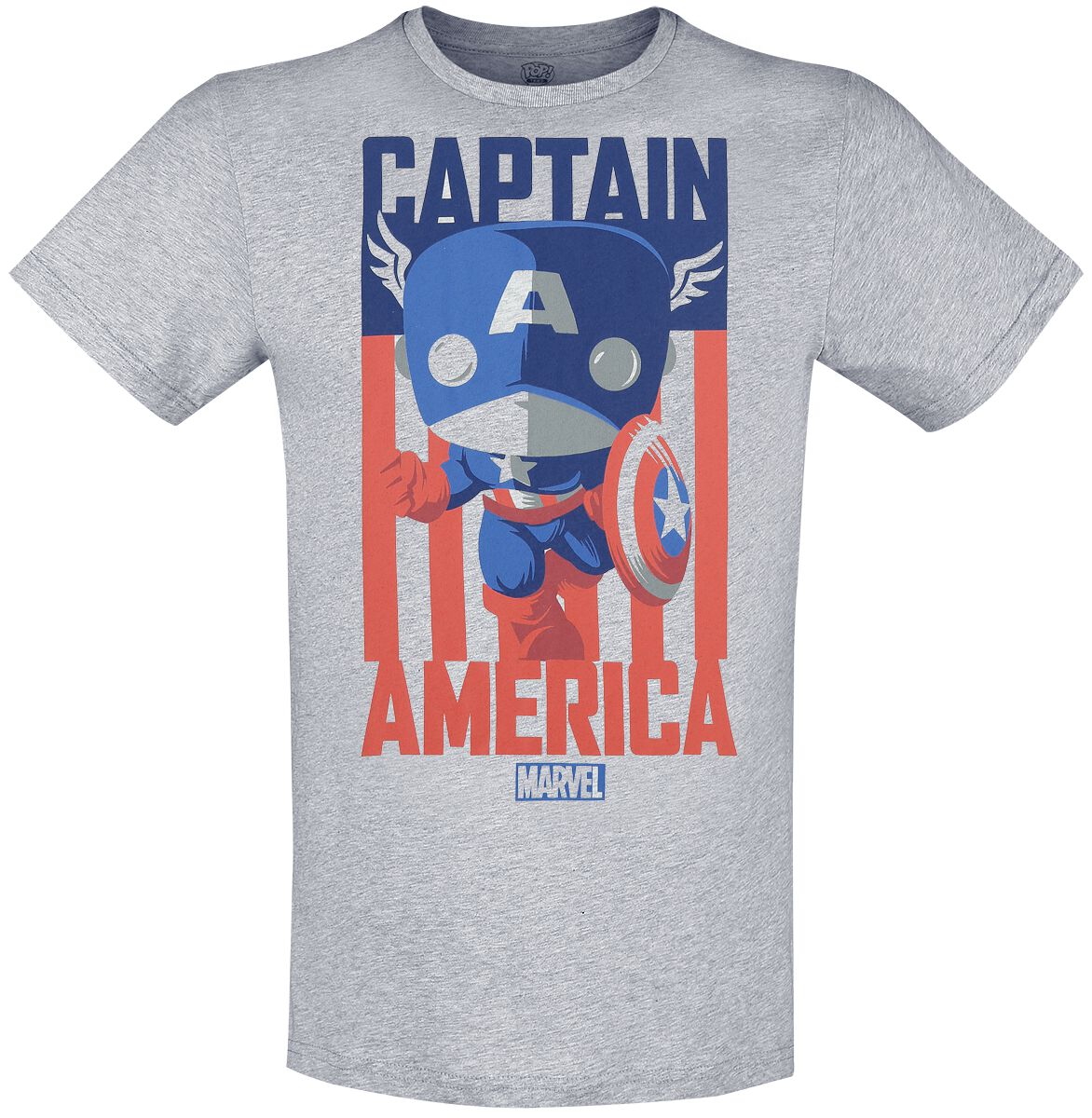 Image of Funko Captain America T-Shirt multicolor