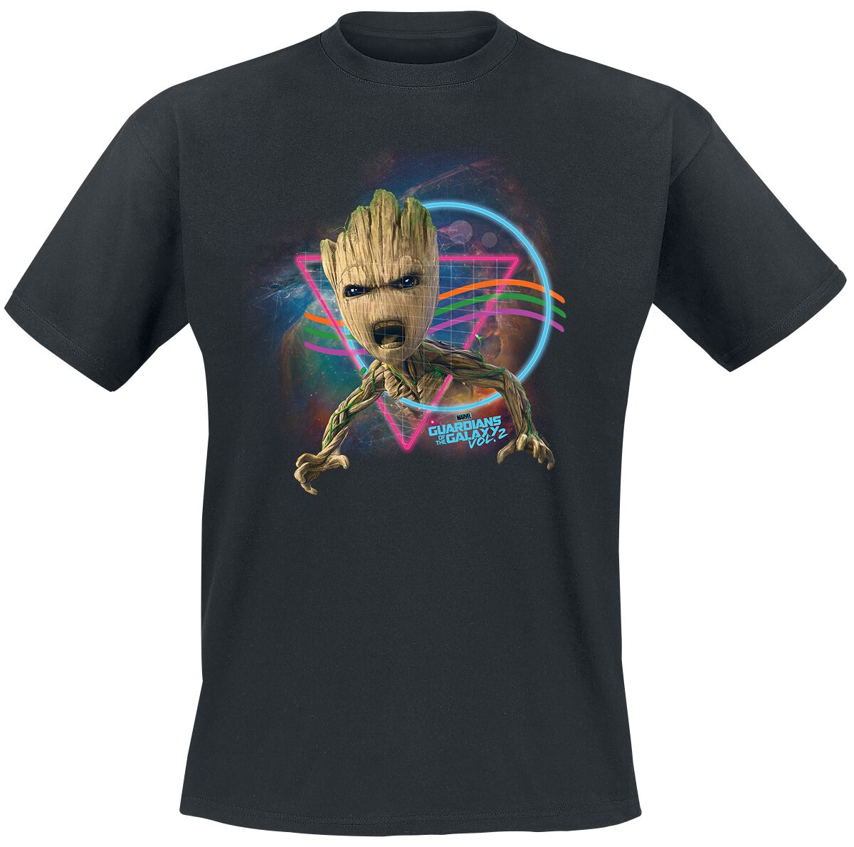 Guardians Of The Galaxy Groot T-Shirt schwarz