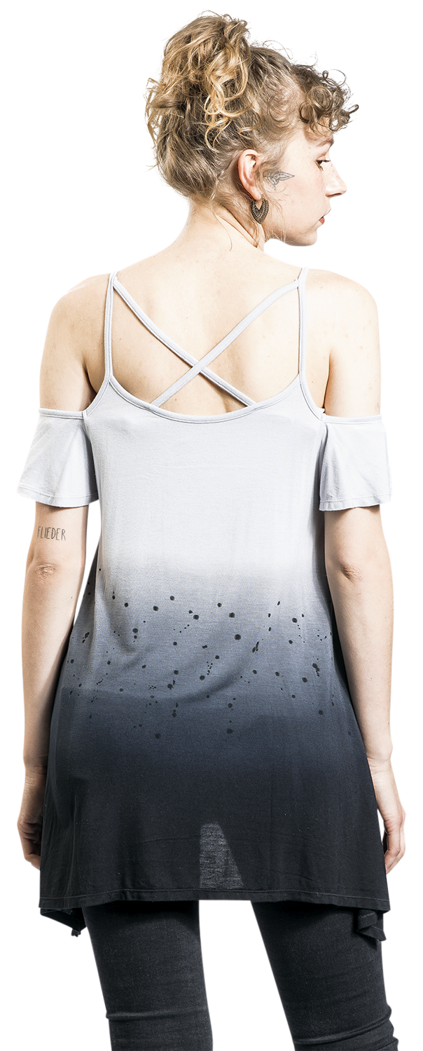 Cruella Evil By Design T-Shirt grau schwarz