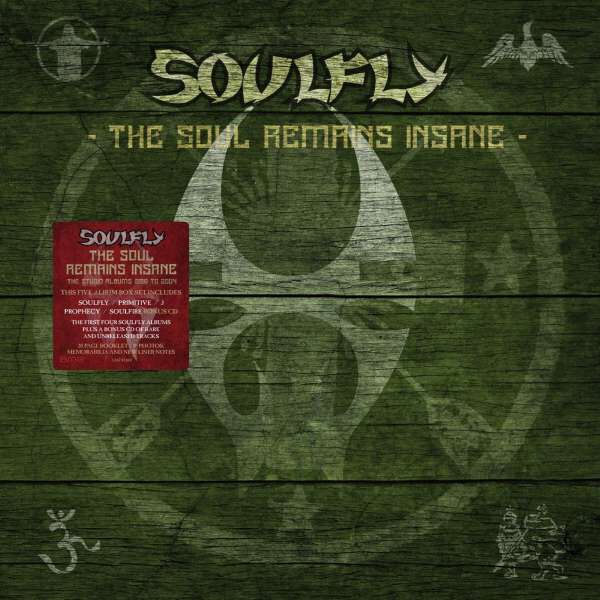 Soulfly The soul remains insane: Studio albums 1998 to 2004 CD multicolor