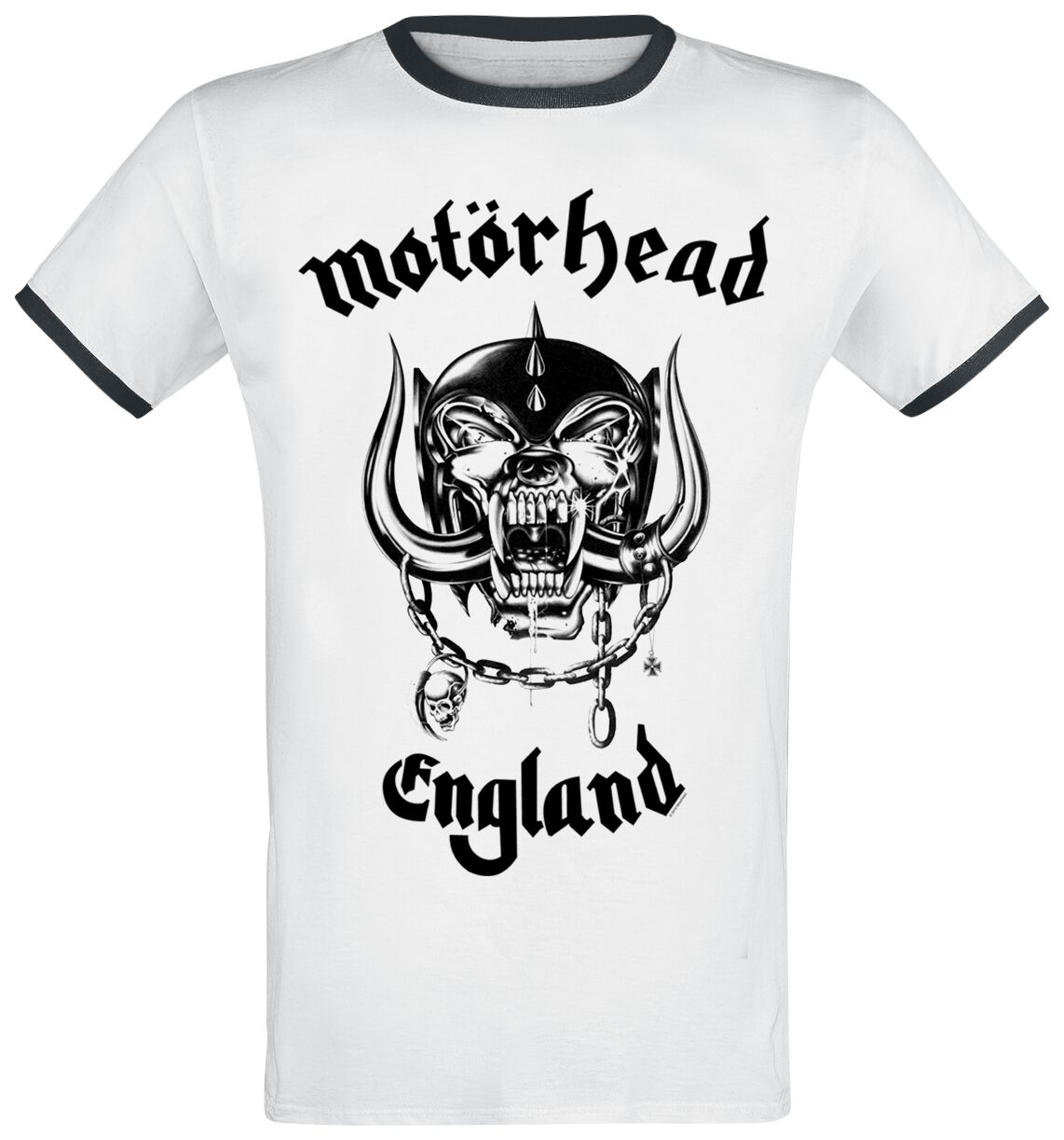 Motörhead T-Shirt - England - S bis 3XL - für Männer - Größe XL - weiß  - Lizenziertes Merchandise!