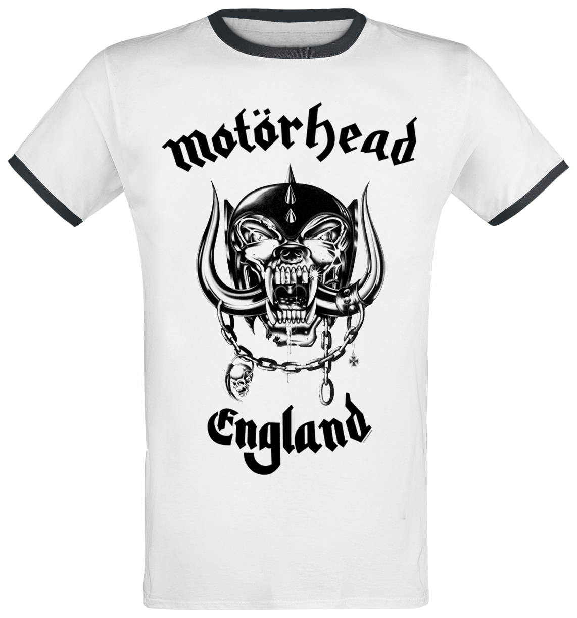 Motörhead - England - T-Shirt - weiß