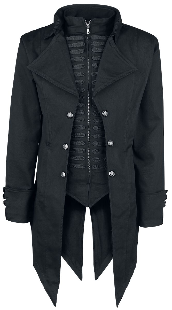 Levně Poizen Industries Barnes Coat Kabát černá