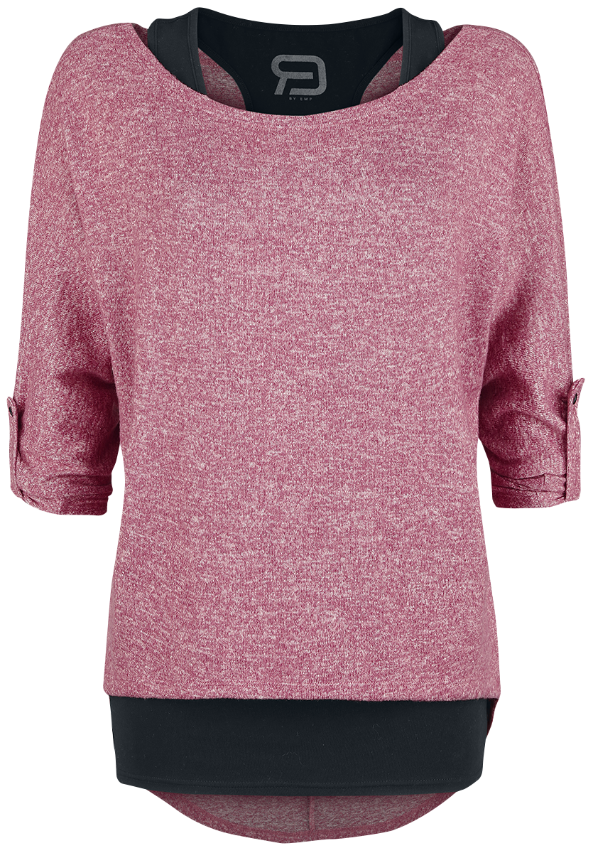 RED by EMP - Cuddly Loose - Girls longsleeve - bordeaux-black image