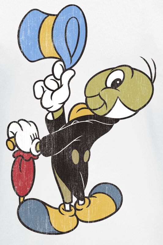 Männer Bekleidung Jiminy Cricket | Pinocchio T-Shirt