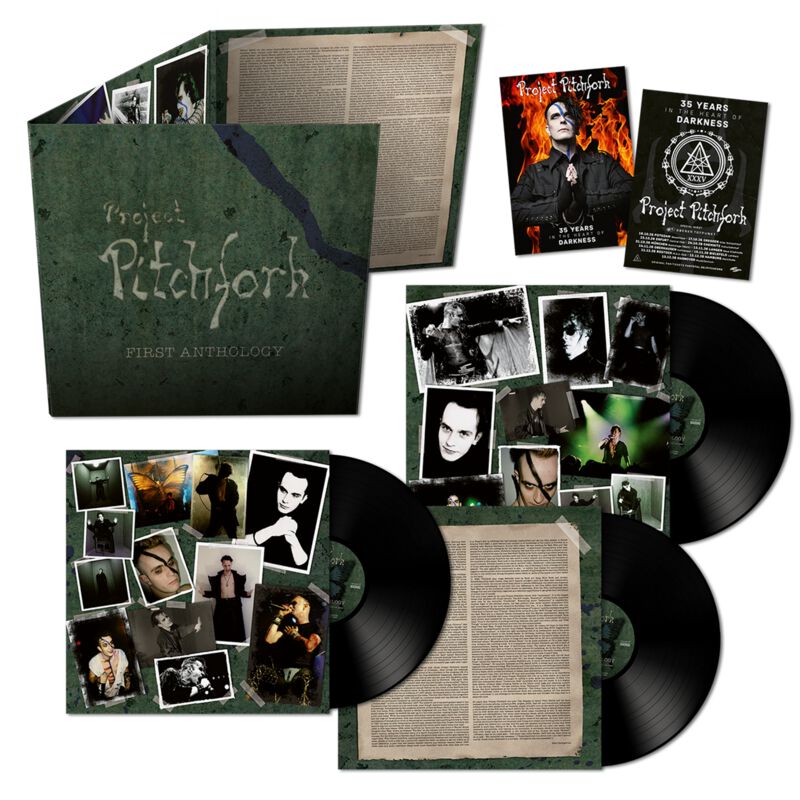 First Anthology (35th Anniversary Edition) von Project Pitchfork - 3-LP (Limited Edition, Standard)