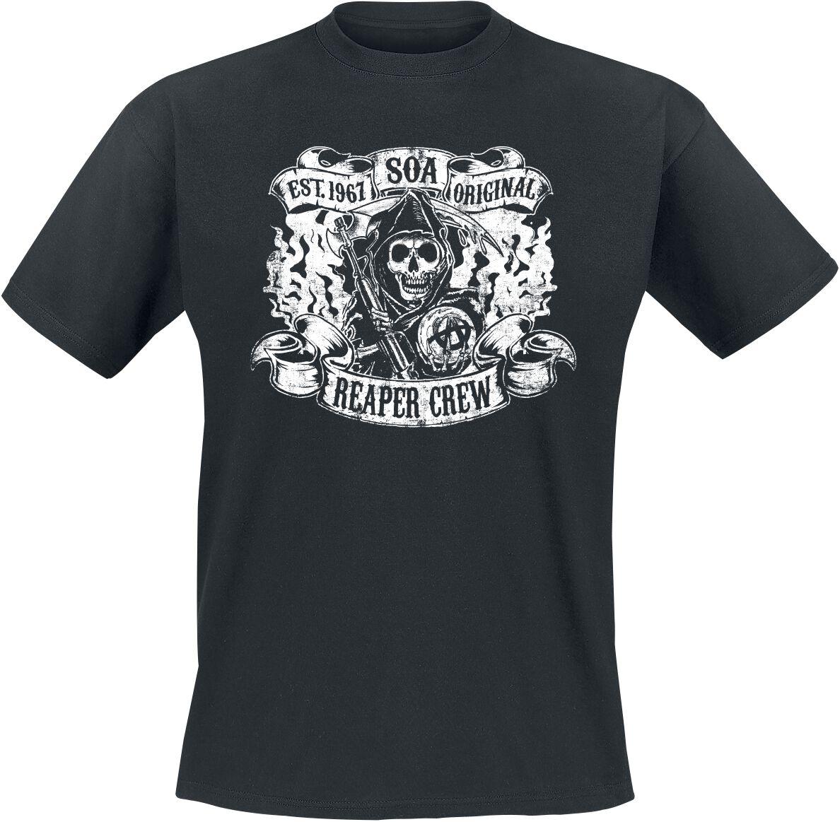 Sons Of Anarchy Reaper Crew 1967 T-Shirt schwarz Sons Of Anarchy Reaper Crew 1967 T-Shirt schwarz