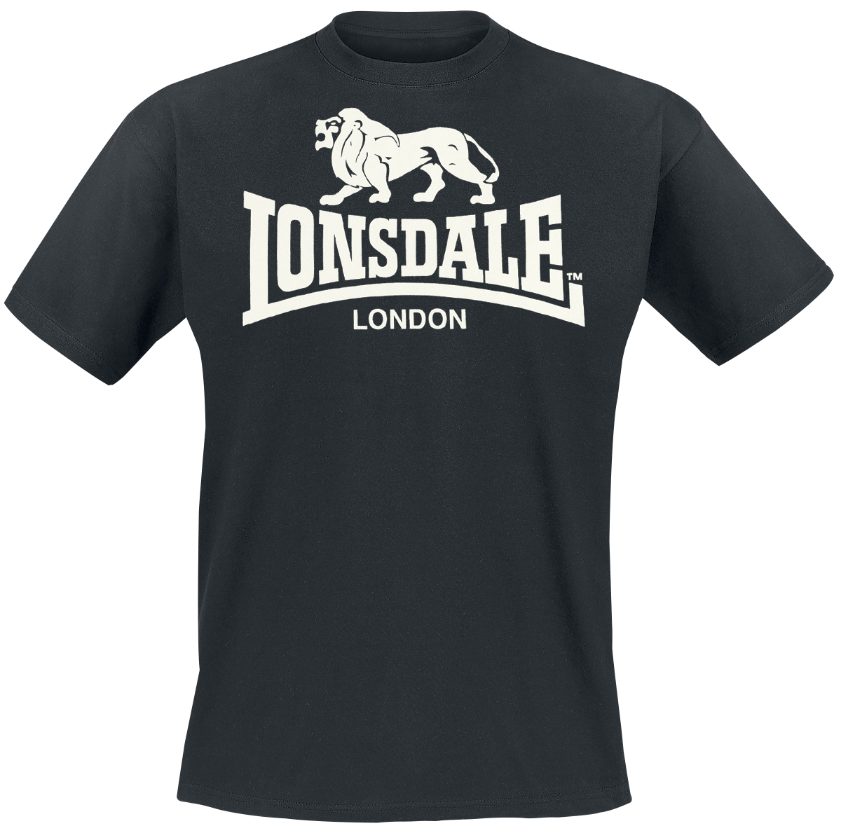 Lonsdale London  T-Shirt - Logo - for Men - black