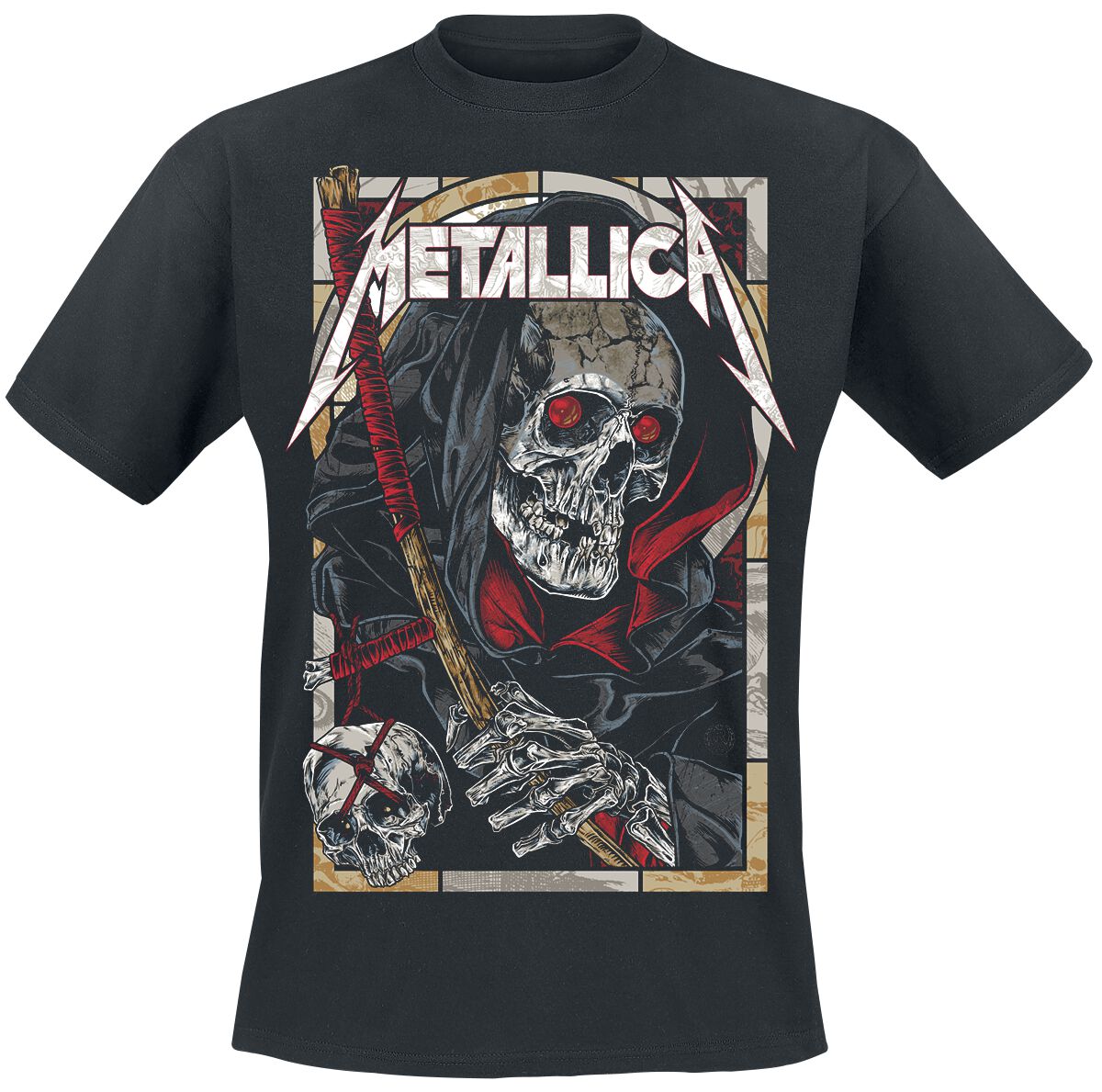 Metallica T-Shirt - Death Reaper - S bis 5XL - für Männer - Größe M - schwarz  - Lizenziertes Merchandise!