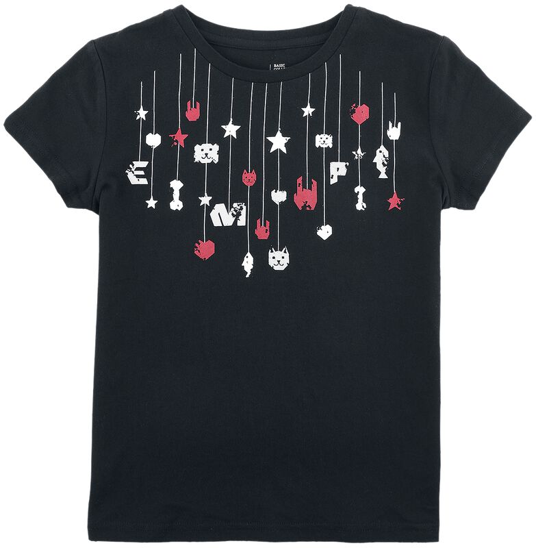 Kids T-Shirt mit Rockhand und Sternen