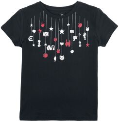 Kids T-Shirt mit Rockhand und Sternen, EMP Stage Collection, T-Shirt