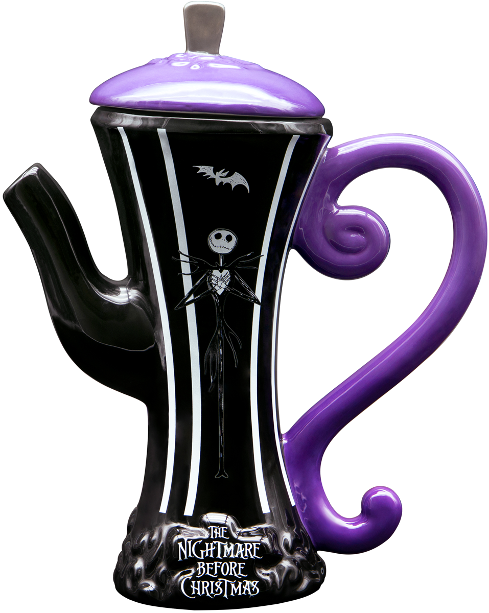 The Nightmare Before Christmas Disney Teapot - Jack - Teapot - black-lilac
