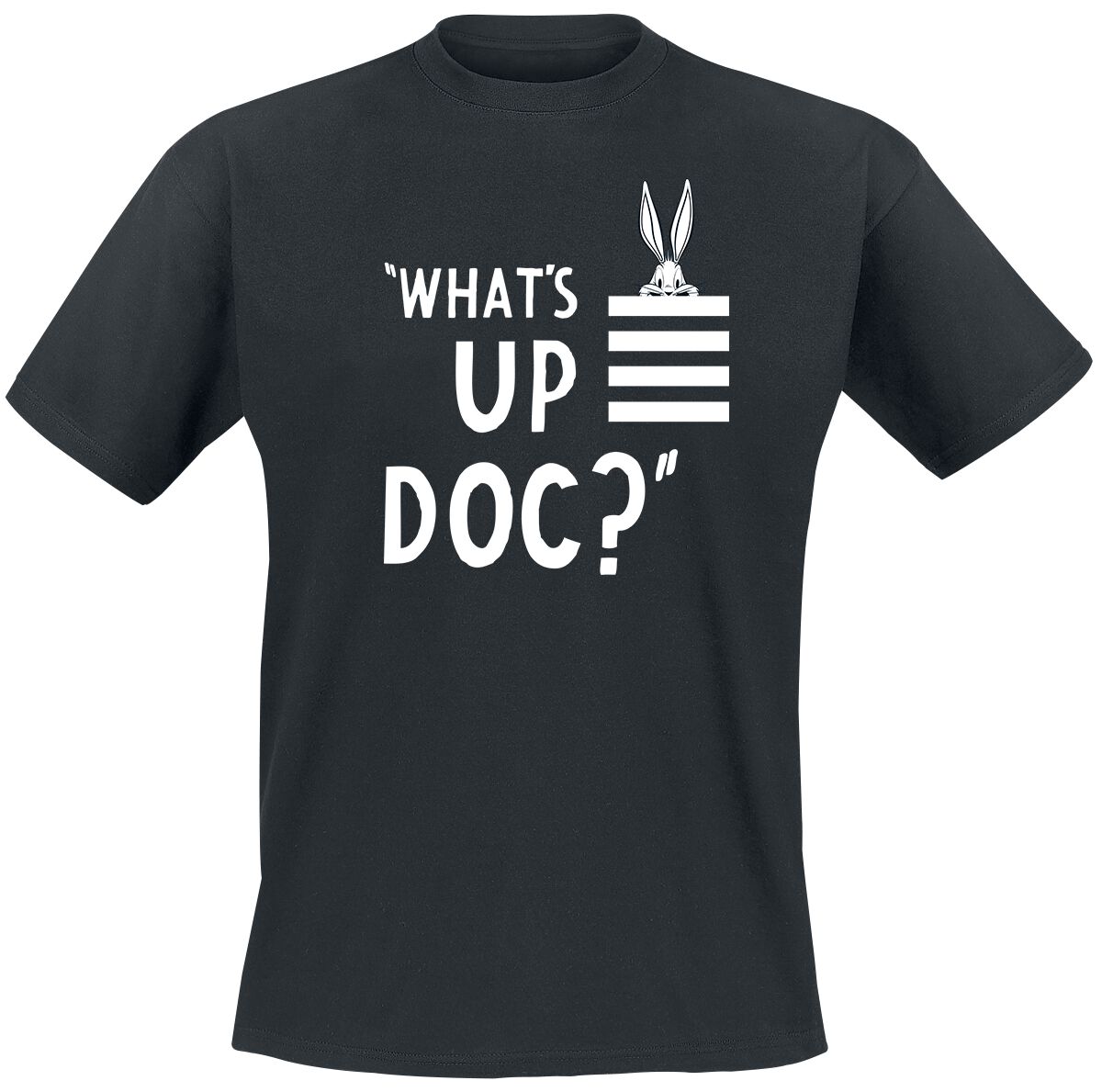 Looney Tunes Bugs Bunny - What's Up, Doc? T-Shirt black