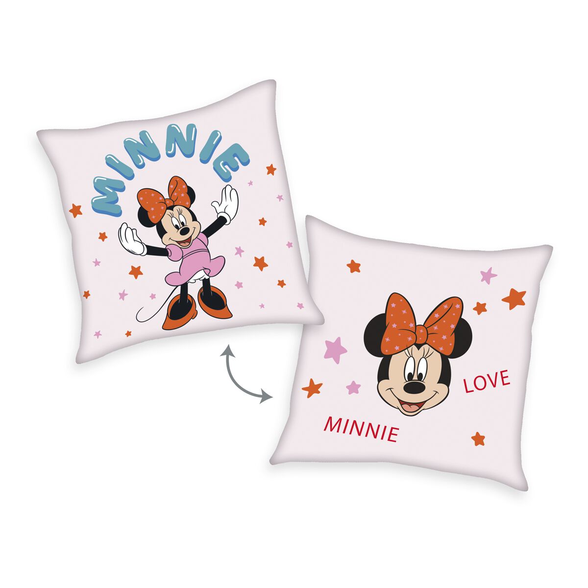 Mickey Mouse - Minnie - Kissen - rosa
