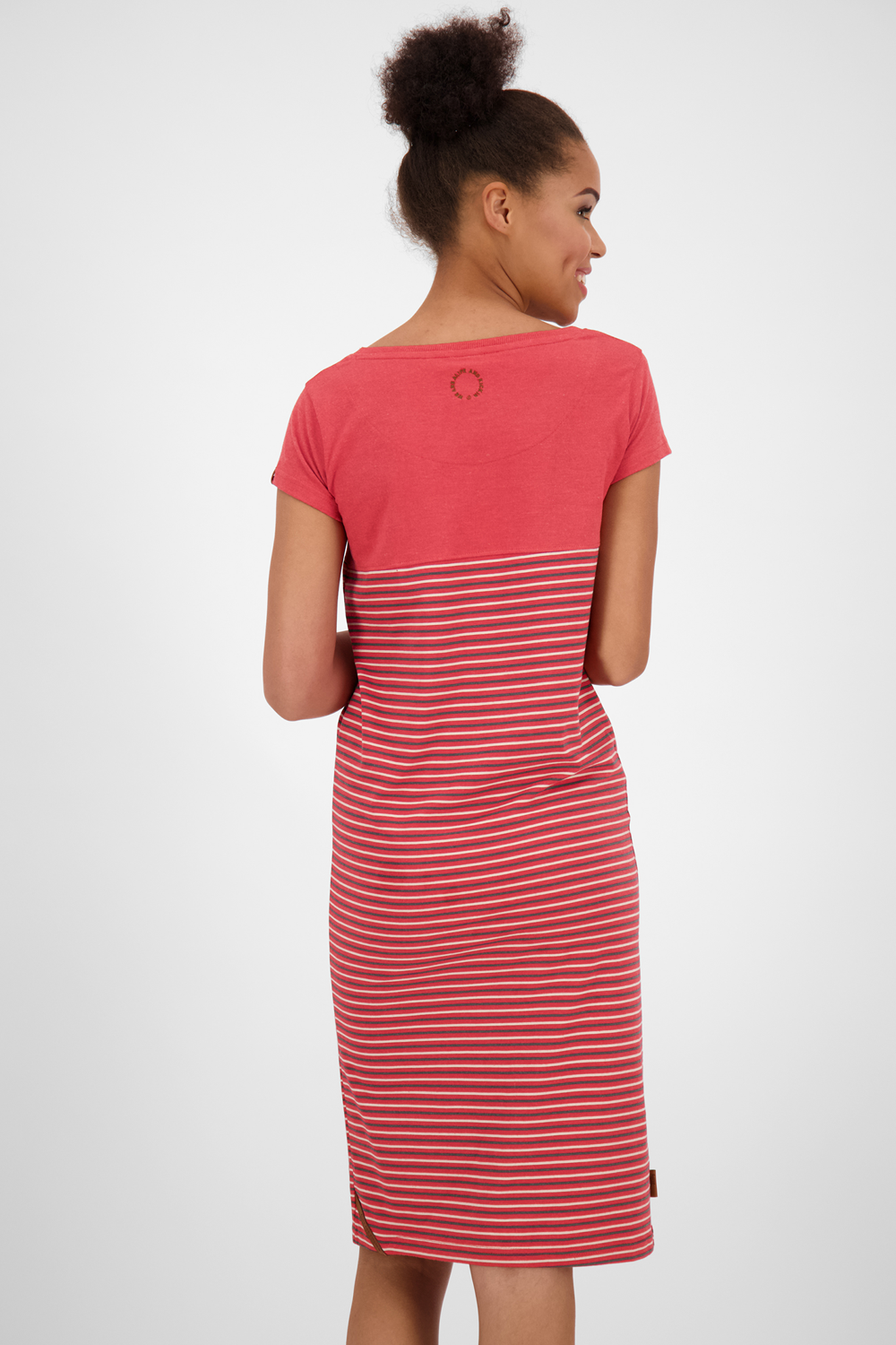 Alife and Kickin ClariceAK Dress Mittellanges Kleid rot