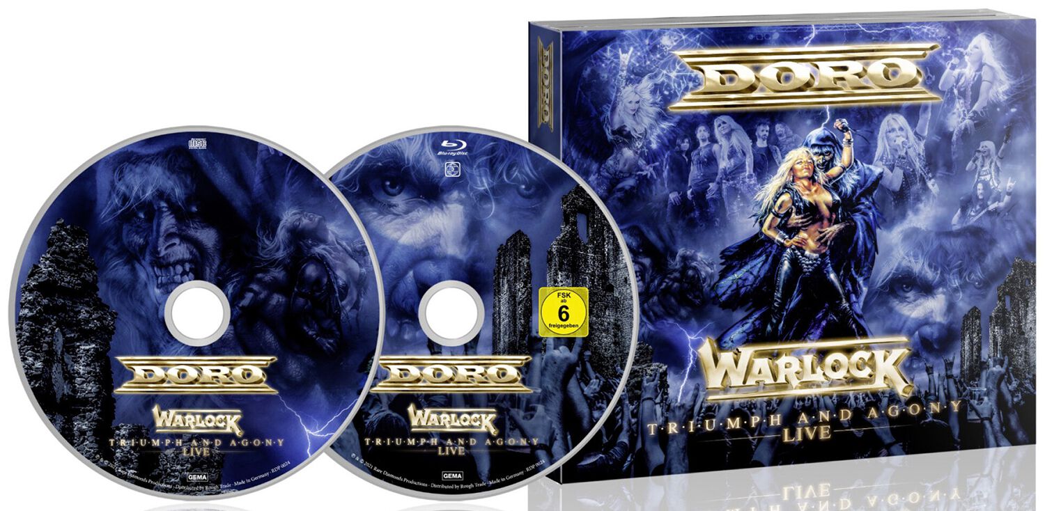 Image of Doro Warlock - Triumph and agony live CD & Blu-ray Standard