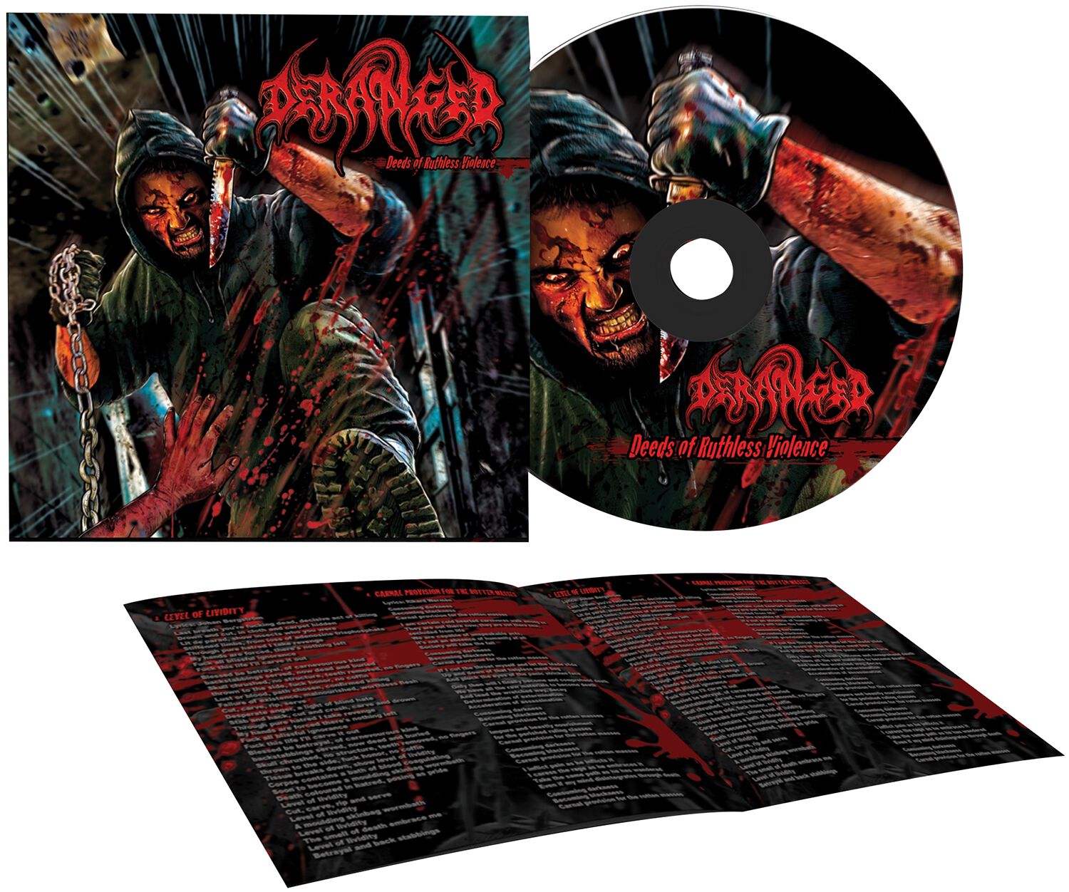 Deranged Deeds of ruthless violence CD multicolor