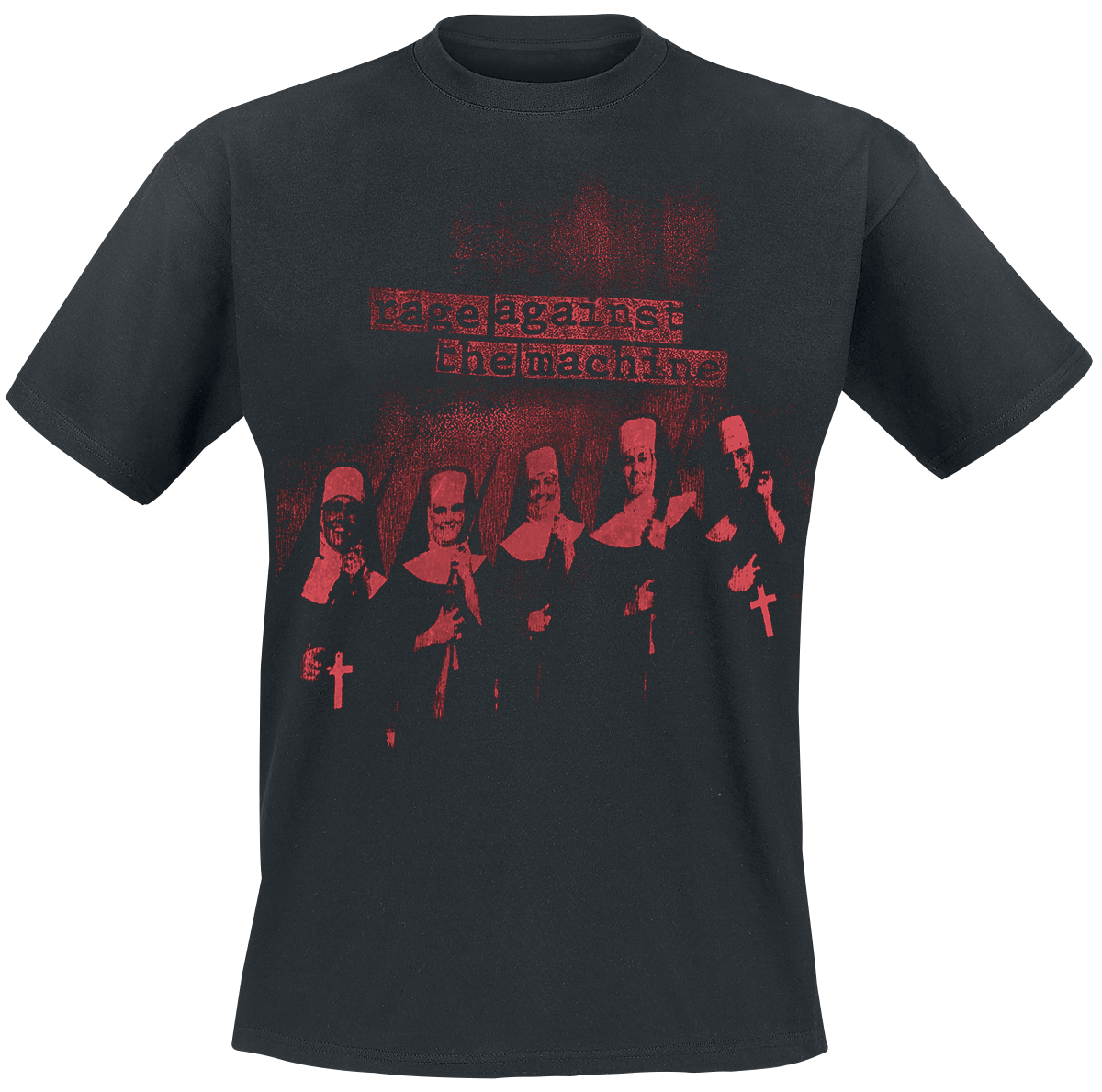 Rage Against The Machine - Large Nuns - T-Shirt - black image