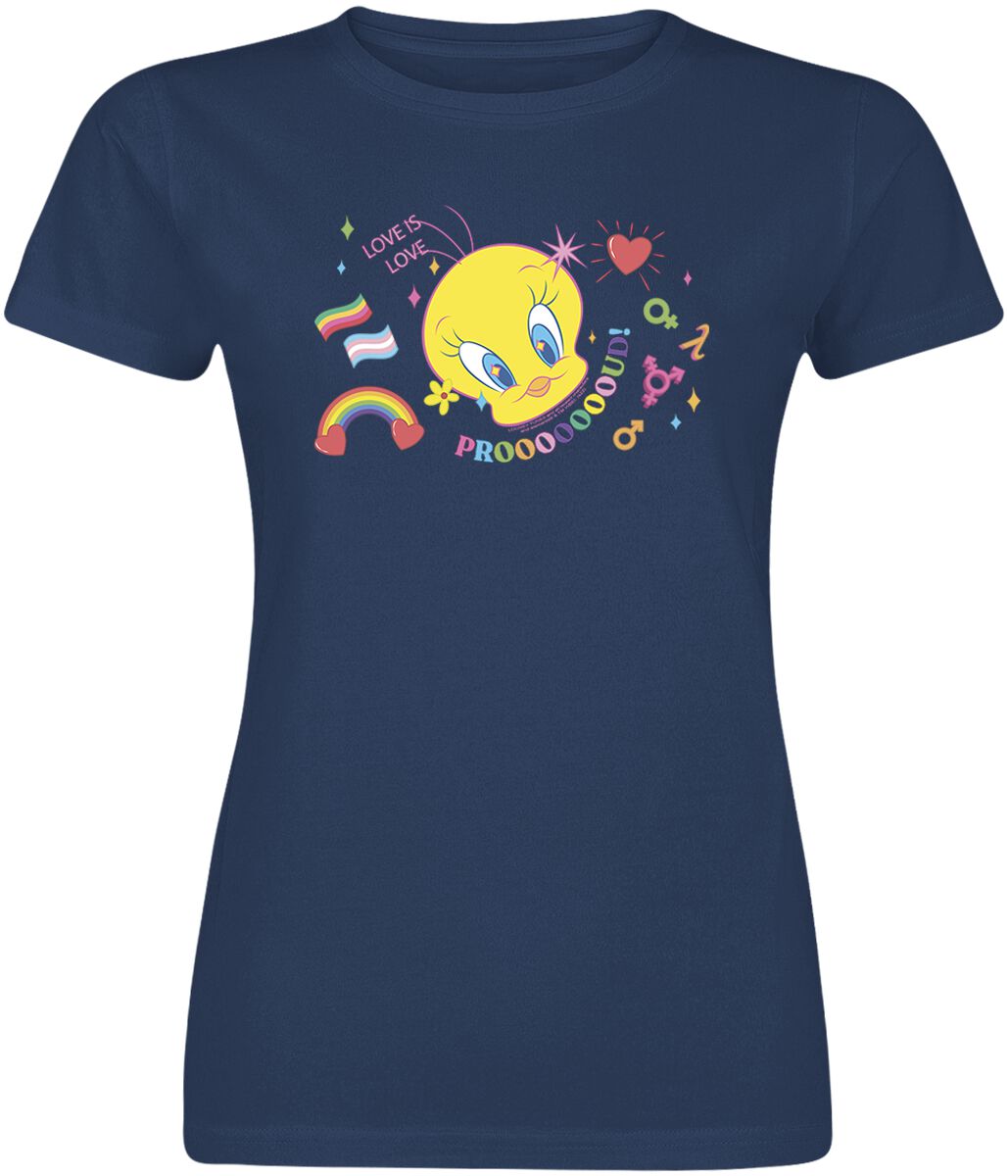 Looney Tunes Love Is Love T-Shirt blue