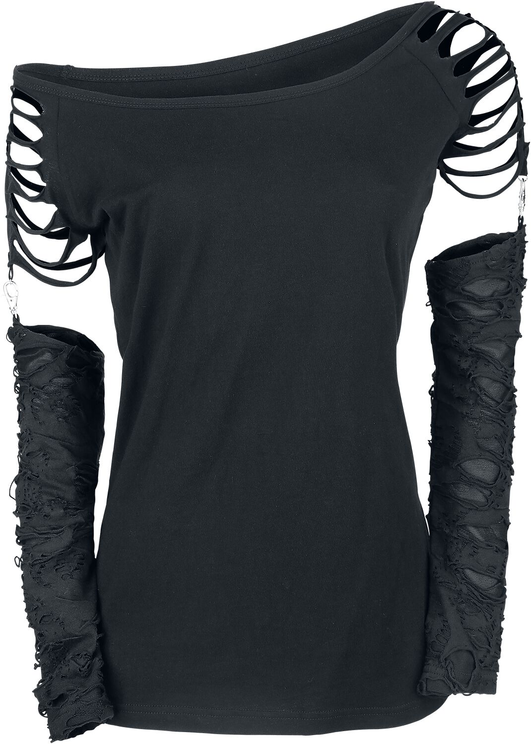 Levně Gothicana by EMP Days Without Dámské tričko s dlouhými rukávy černá