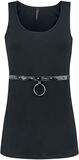 O Ring Studs Vest, Banned Alternative, Top
