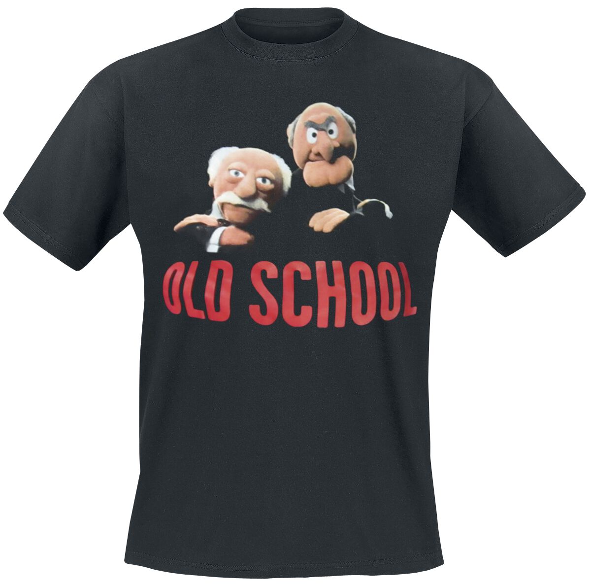 Levně The Muppets Old School Tričko černá