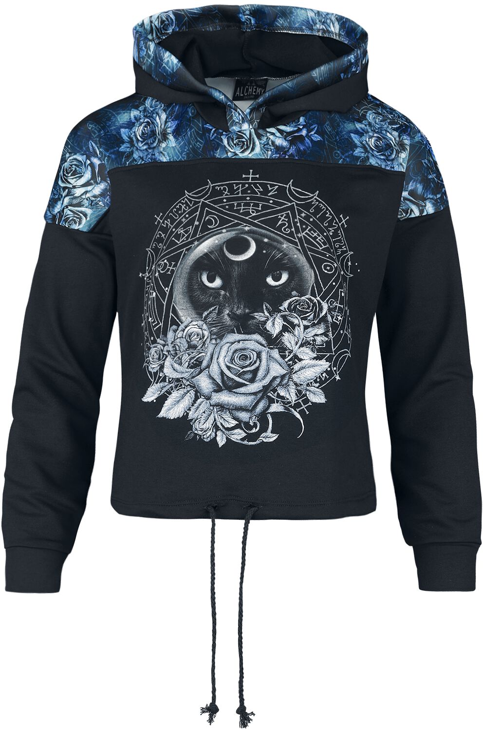 Sweat-shirt à capuche Gothic de Alchemy England - Mima - S à XXL - pour Femme - multicolore