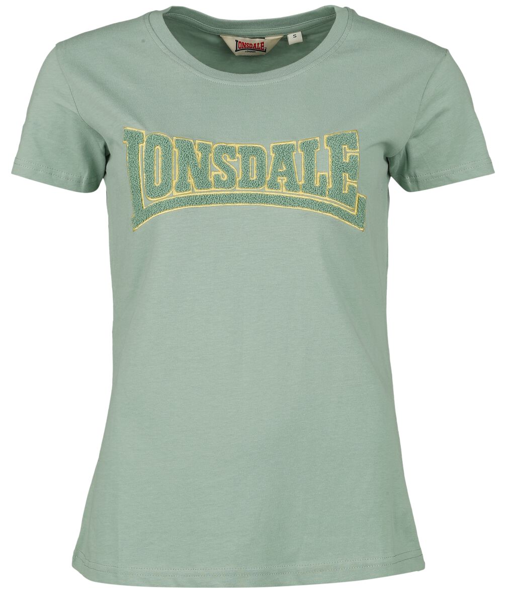 Levně Lonsdale London Aherla Dámské tričko zelená