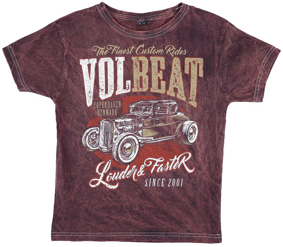 Volbeat Kids -  Louder And Faster T-Shirt red