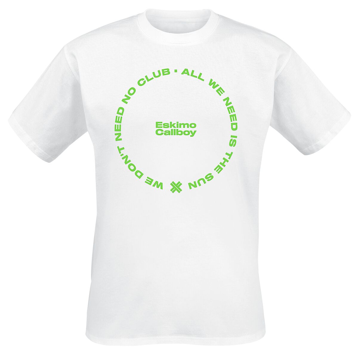 Eskimo Callboy Need No Club T-Shirt weiß