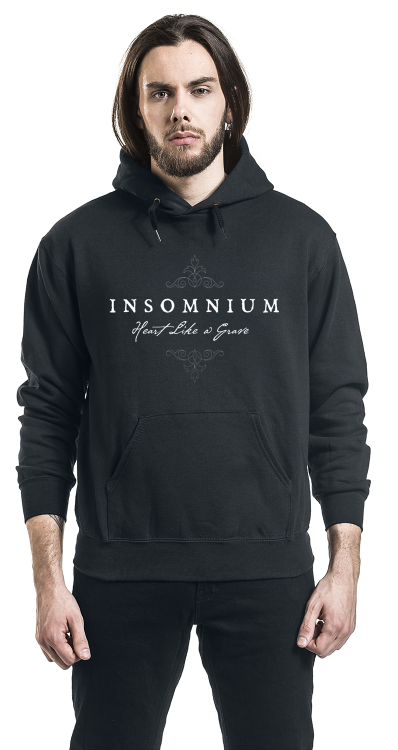 Insomnium Heart like a grave Kapuzenpullover schwarz