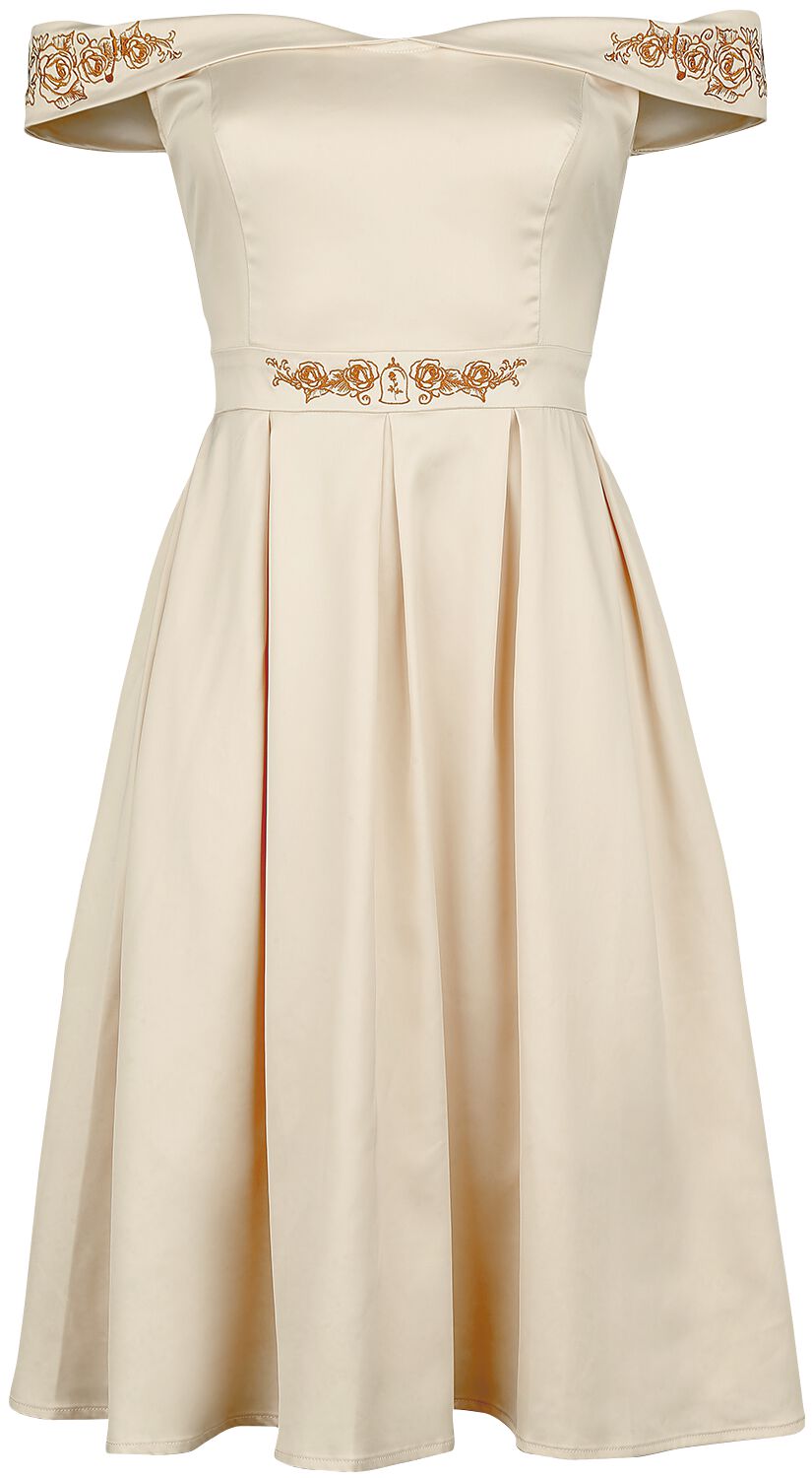 Die Schöne und das Biest Belle – Prom Mittellanges Kleid beige Die Schöne und das Biest Belle – Prom Mittellanges Kleid beige