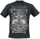 Skull Stack, Asking Alexandria, T-Shirt