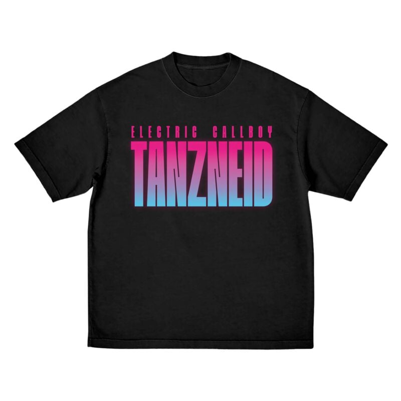 T-Shirt Oversize  de Electric Callboy - TANZNEID Cover - S à 3XL - pour Homme - noir