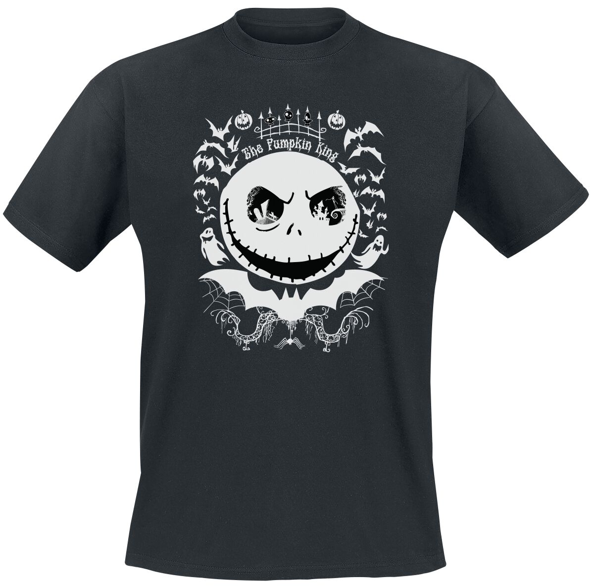 The Nightmare Before Christmas Jack The Pumpkin King T-Shirt schwarz in L