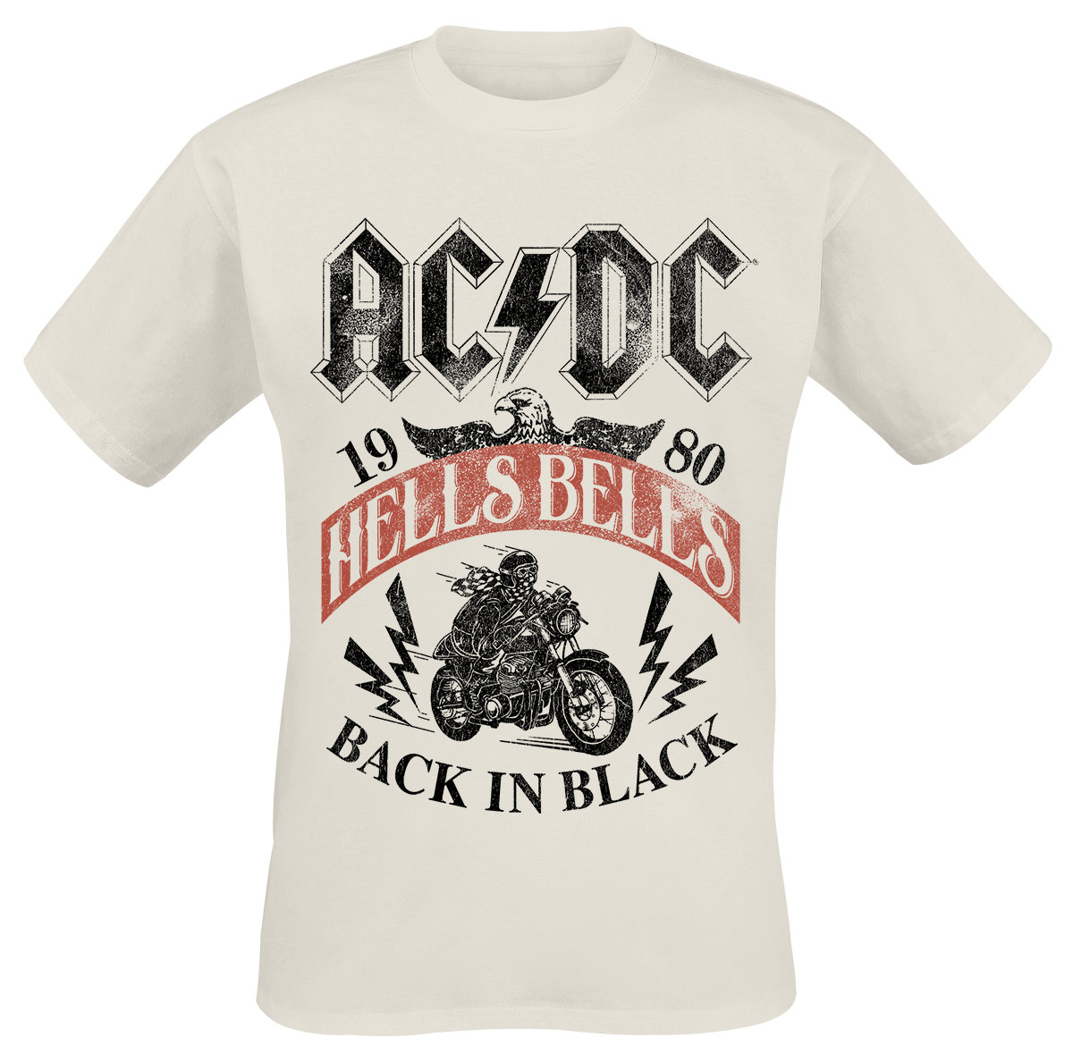 AC/DC - Hells Bells 1980 - T-Shirt - beige
