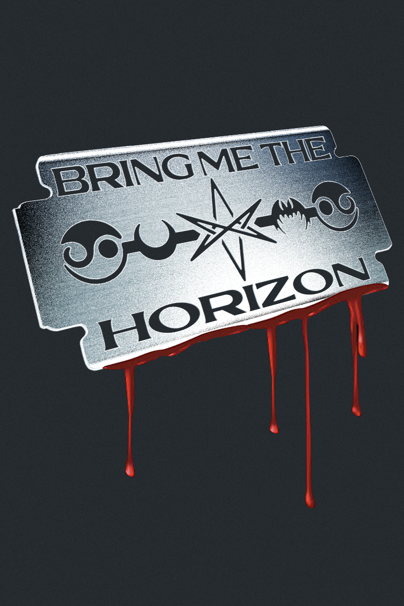 Bring Me The Horizon Razorblade T-Shirt schwarz