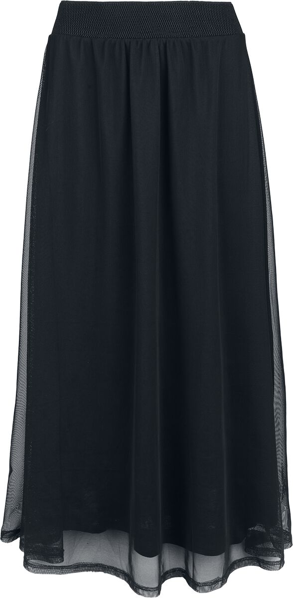 4068143374774 - Basic Rock Mittellanger Rock schwarz in XL