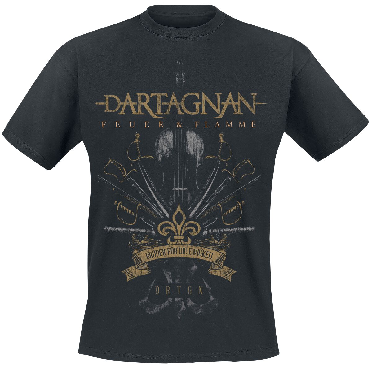 dArtagnan Feuer & Flamme T-Shirt black