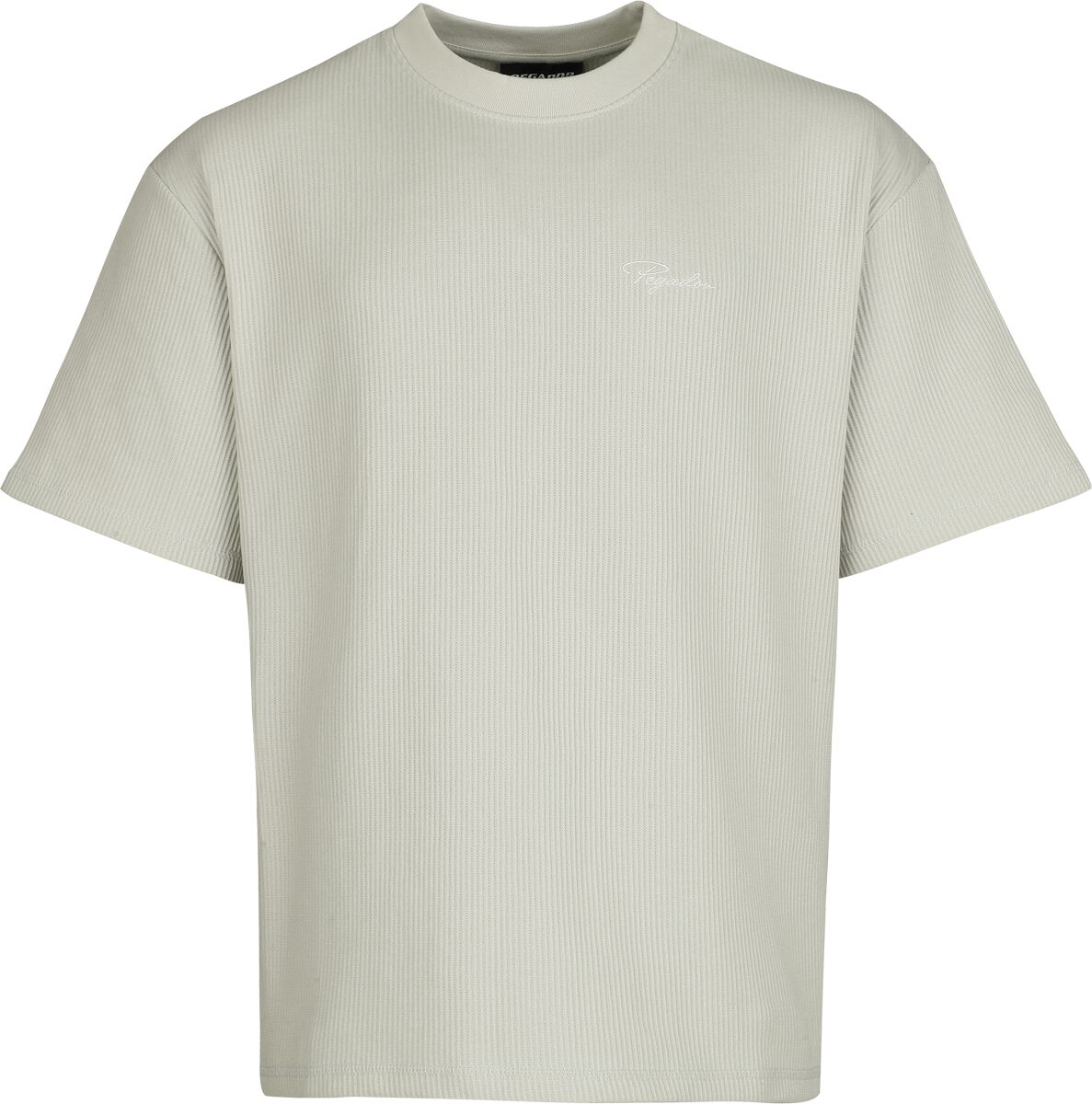 Pegador Oversize T-Shirt - Signar Oversized Rib Tee - S bis XXL - für Männer - Größe S - grau