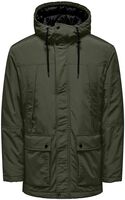 Only & Sons Onscarl Long Quilted Coat Otw Men's Coat (1 Only & Sons Onscarl Long Quilted Coat Otw Men's Coat (1