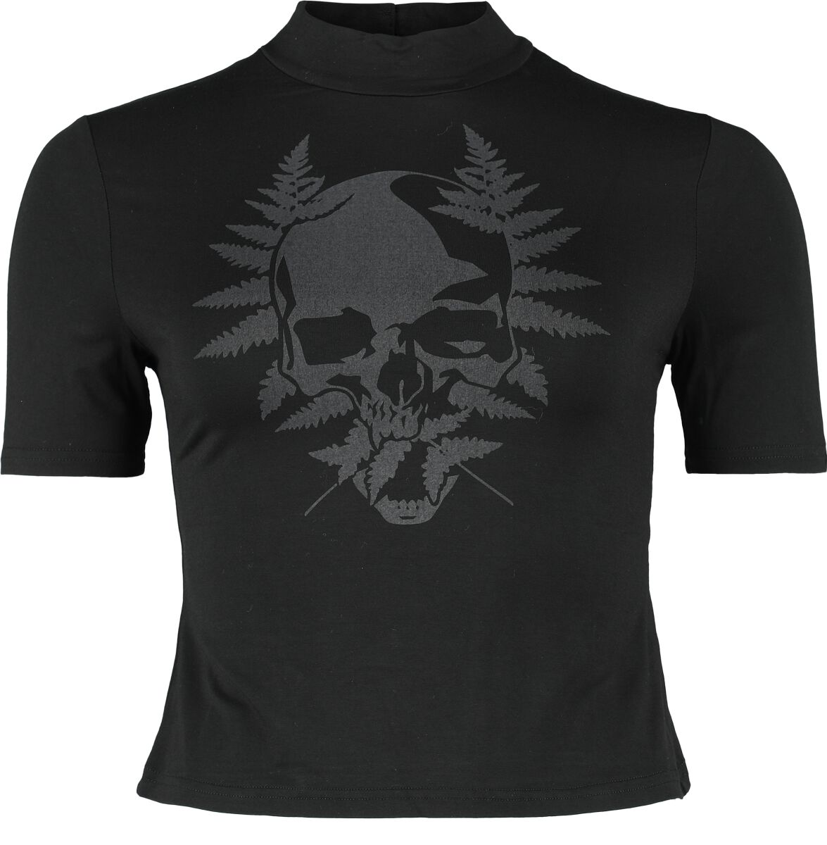 Image of T-Shirt Gothic di KIHILIST by KILLSTAR - Live Twice Short Sleeve Top - XS a XXL - Donna - nero